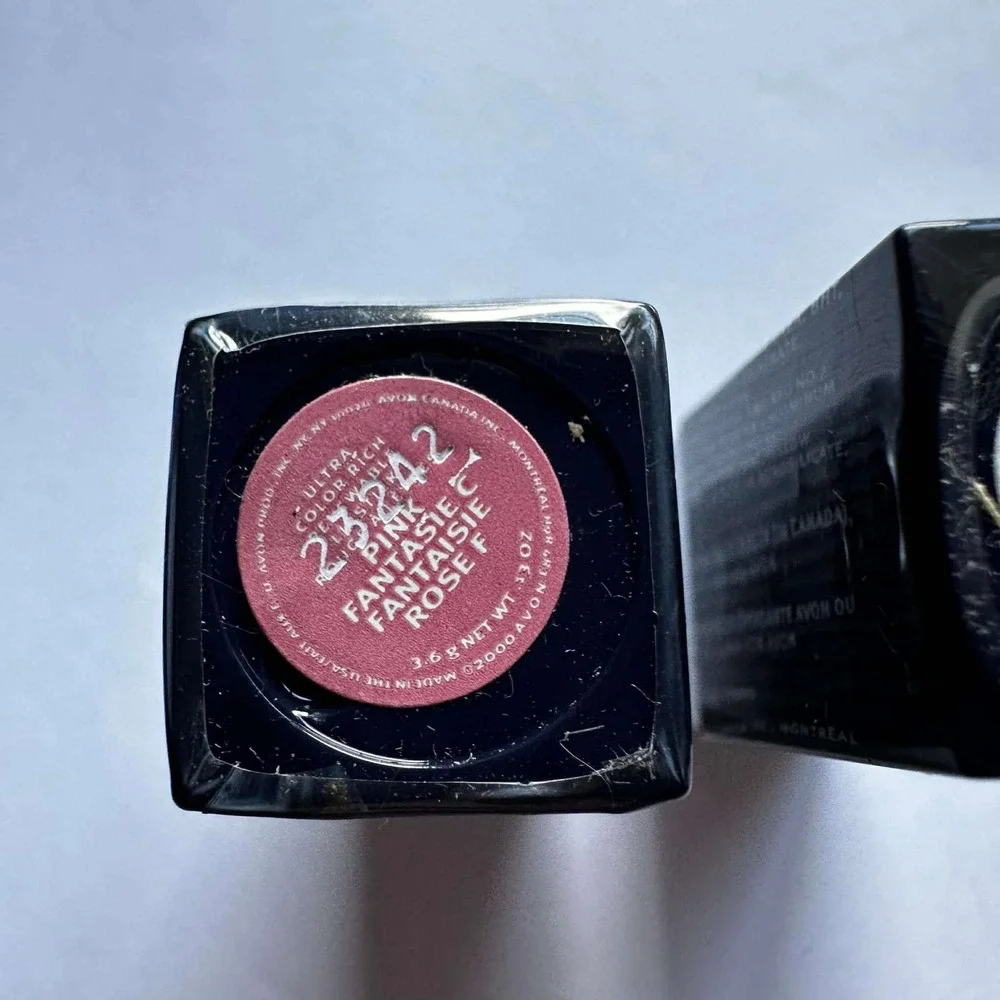 Avon Ultra Color Rich Renewable Lipstick Pink Fantasie & Glam‎ Ruby Set of 2 New